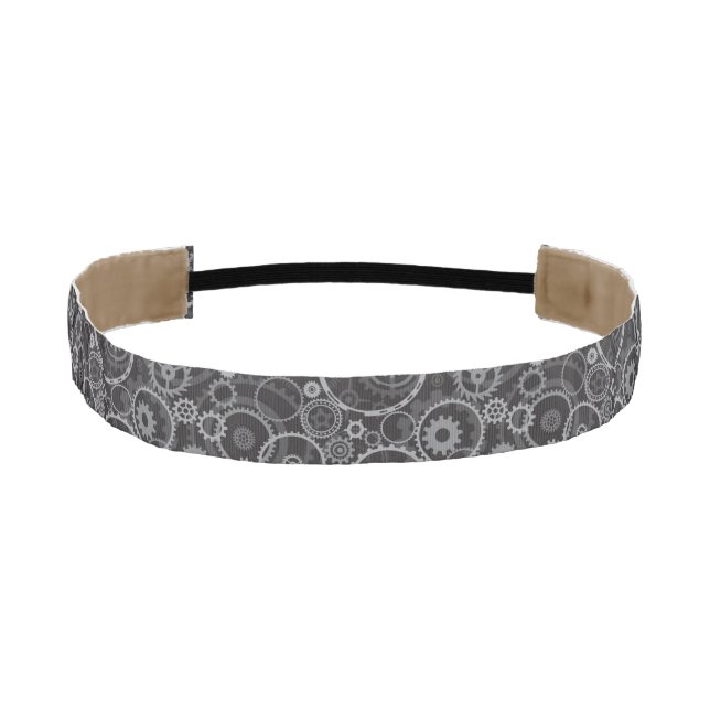 Cogwheels pattern athletic headband (Front)