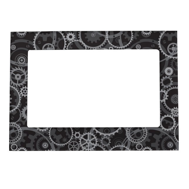 Cogwheels pattern magnetic frame (Front)