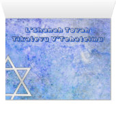 Cohanim Hands - Magen David - Blue Rock (Inside Horizontal (Bottom))