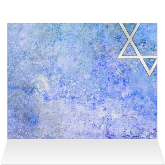 Cohanim Hands - Magen David - Blue Rock (Inside Horizontal (Top))