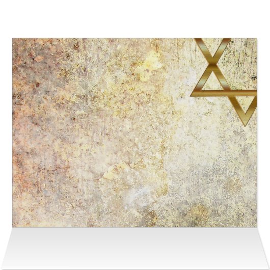 Cohanim Hands - Magen David - Natural Rock (Inside Horizontal (Top))