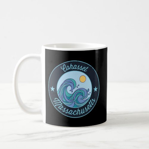 Cohasset Ma Massachusetts Nautical Surfer Coffee Mug