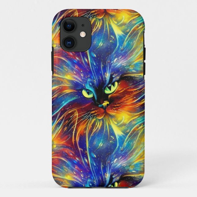 Cohesive Abstract Exquisite Cat Splashes Seamless  Case-Mate iPhone Case (Back)