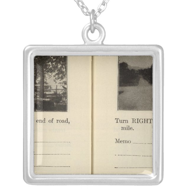 Cohoes Albany, NY Silver Plated Necklace (Front)