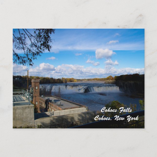Cohoes Falls Customizable Postcard (Front)