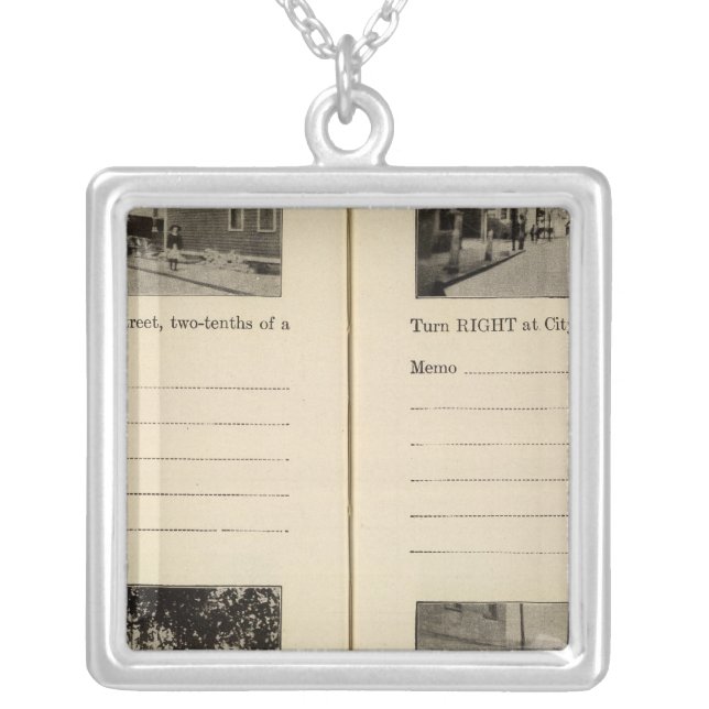 Cohoes, NY Silver Plated Necklace (Front)