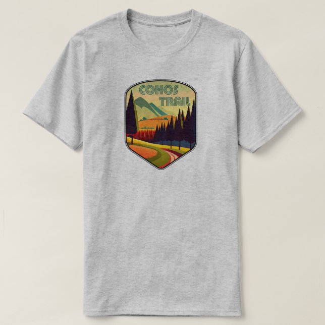 Cohos Trail New Hampshire Colors T-Shirt (Design Front)