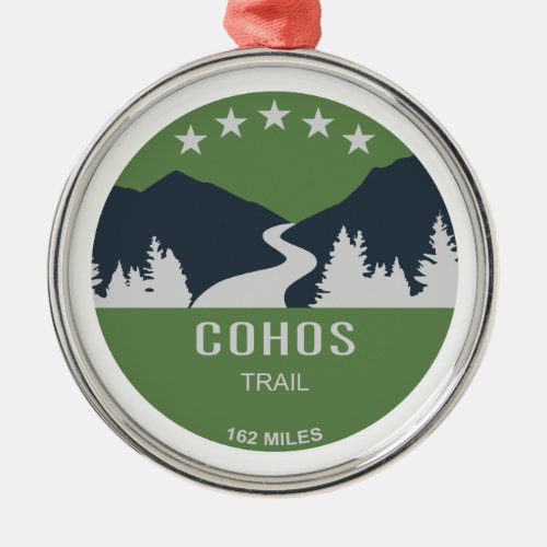 Cohos Trail New Hampshire Metal Ornament