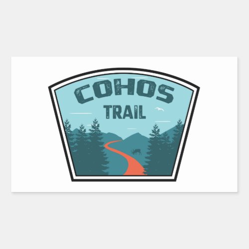 Cohos Trail New Hampshire Rectangular Sticker