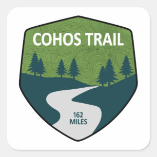Cohos Trail New Hampshire Square Sticker