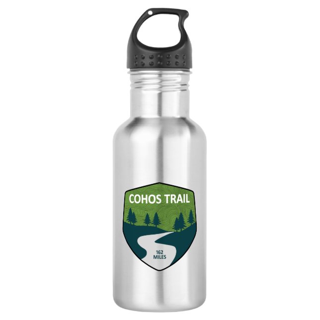 Cohos Trail New Hampshire Stainless Steel Water Bottle (Front)