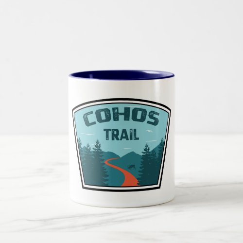 Cohos Trail New Hampshire Two_Tone Coffee Mug