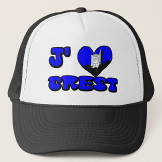 Coil Crest blue Trucker Hat