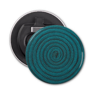 Coiled Blue Rope Bottle Opener