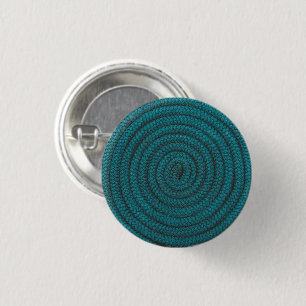 Coiled Blue Rope Button