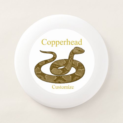 Coiled Copperhead Snake Thunder_Cove Wham_O Frisbee