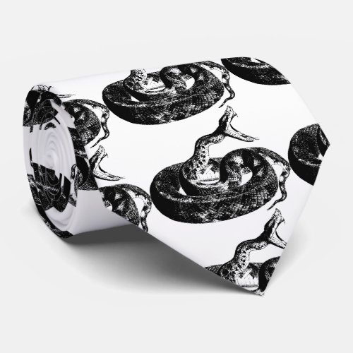 Coiled Rattlesnake Thunder_Cove Neck Tie