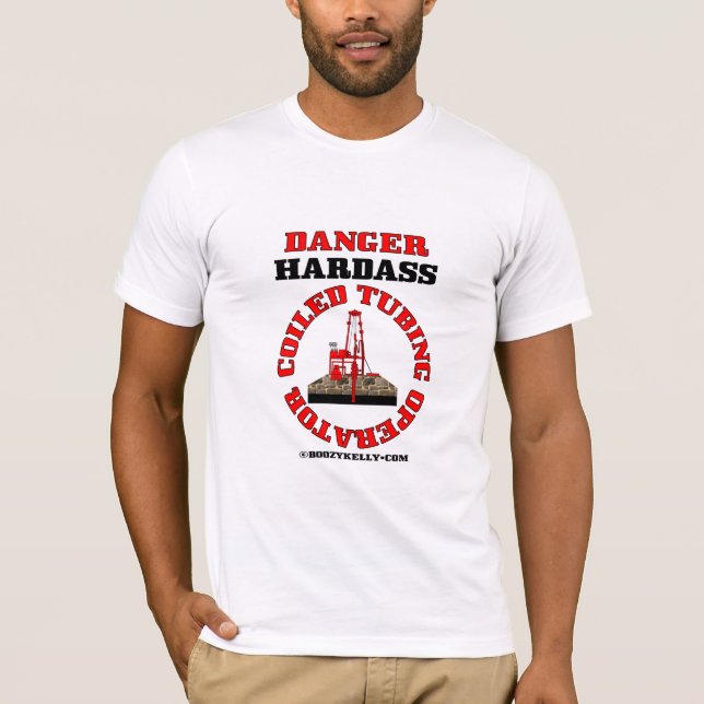 Coiled Tubing T-Shirt,Oil Field,Oil Rigs,Oil,Gas, T-Shirt (Front)