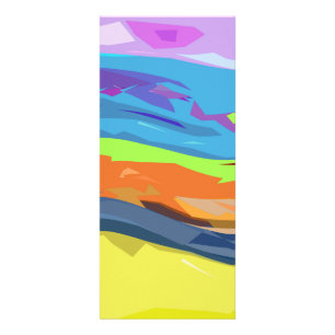 Coiled waterfall rack card