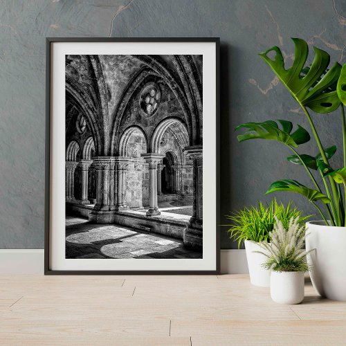 Coimbra Cloisters Portugal FINE ART PHOTHOGRAPHY Poster