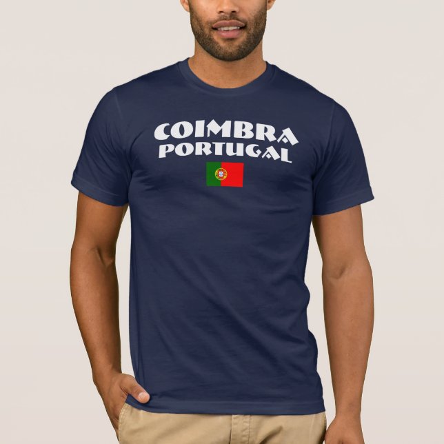 Coimbra Portugal Custom Tee Shirt (Front)