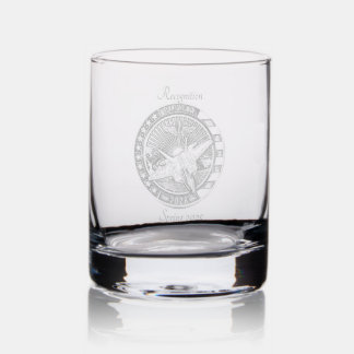 Coin 1 Glassware with text