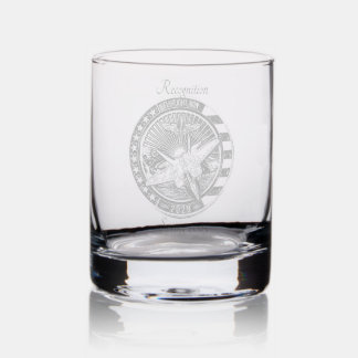 Coin 1 Glassware with text