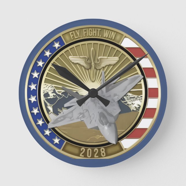 Coin 1 - Recognition Wall Clock (Front)