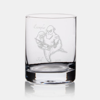 Coin 2 Glassware with Text
