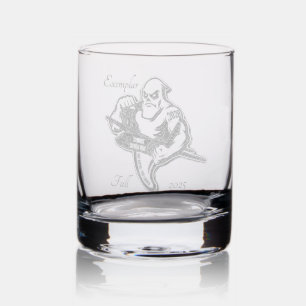 Coin 2 Glassware with Text