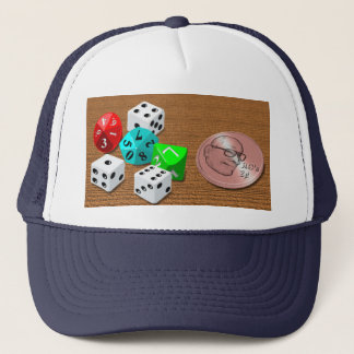 Coin and Dice Trucker Hat