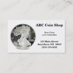 Coin Business Card at Zazzle
