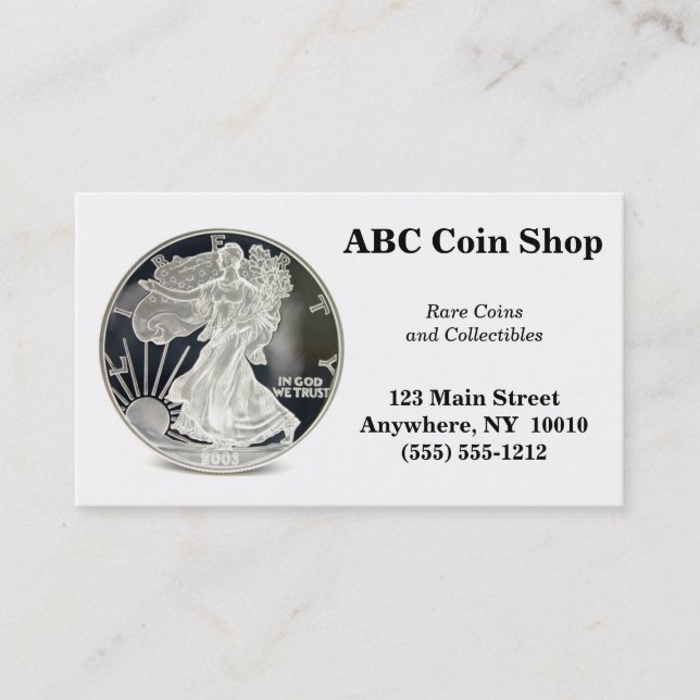 Coin Business Card (Front)