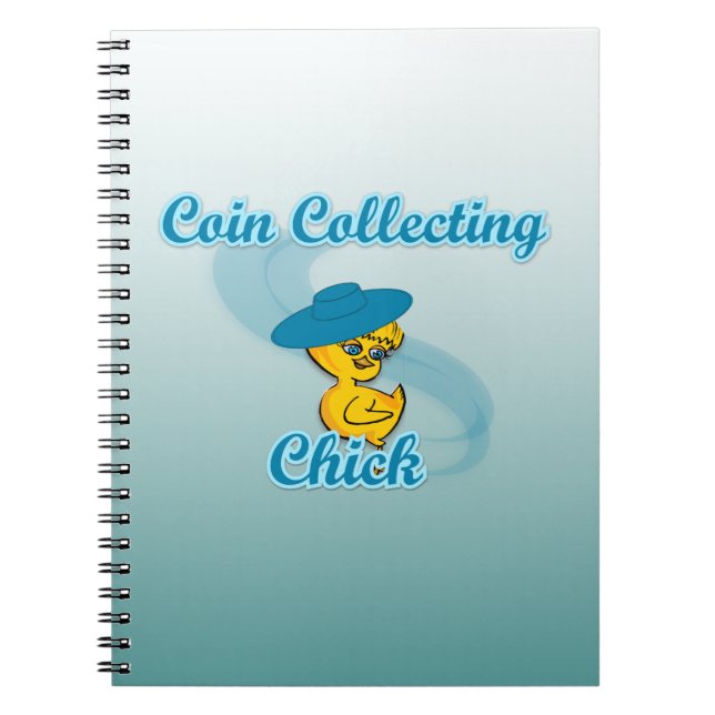 Coin Collecting Chick #3 Notebook (Front)