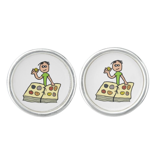 Coin Collecting Cufflinks (Front)