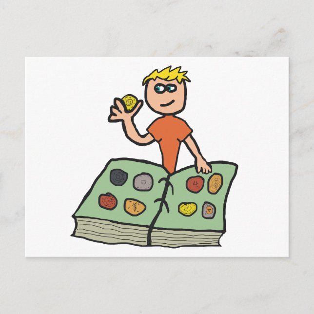 Coin Collecting Postcard (Front)