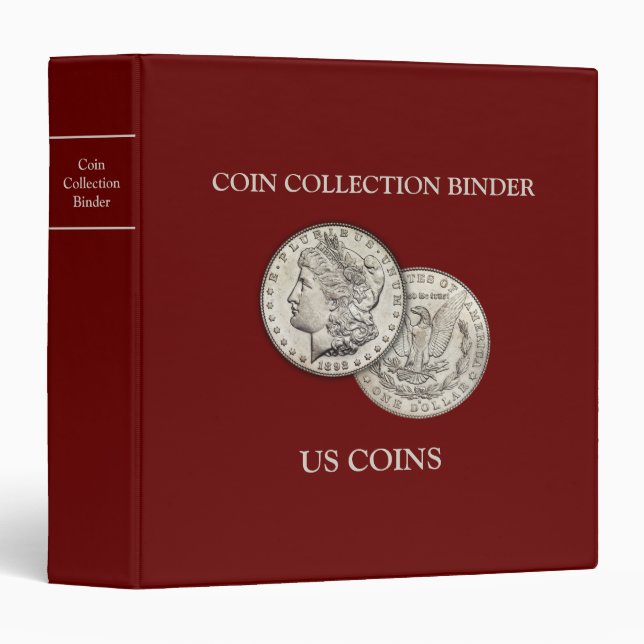 Coin Collection  3 Ring Binder (Front/Spine)