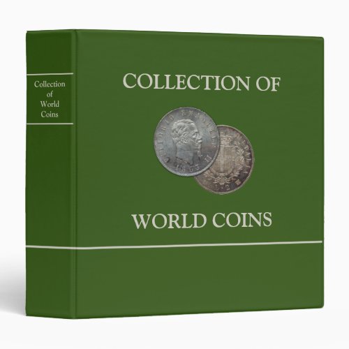 Coin Collection  3 Ring Binder