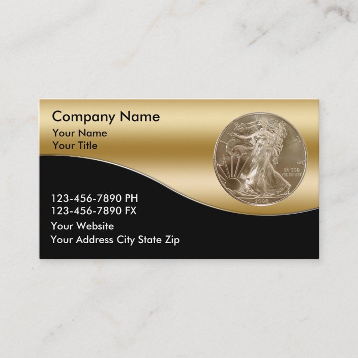 Coin Dealer Business Cards