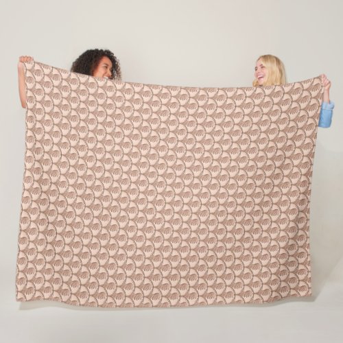 Coin Mermaid Scales Copper Pennies Fleece Blanket