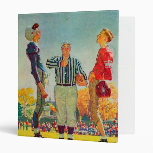 Coin Toss by Norman Rockwell Binder