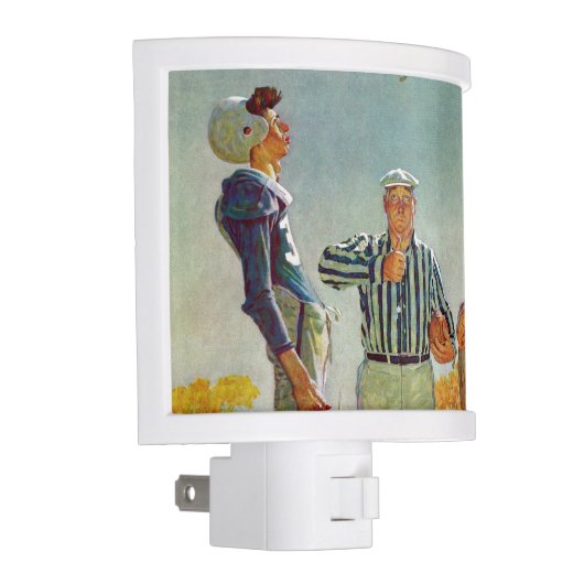 Coin Toss by Norman Rockwell Night Light (Right)