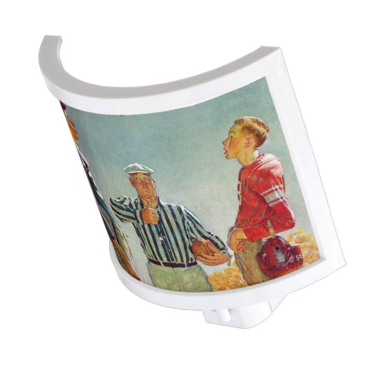 Coin Toss by Norman Rockwell Night Light (Angled)
