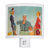 Coin Toss by Norman Rockwell Night Light (Front)