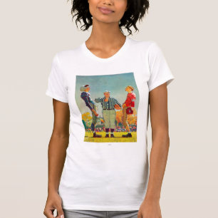 Coin Toss by Norman Rockwell T-Shirt