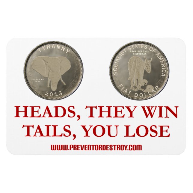 Coin Toss Magnet (Horizontal)