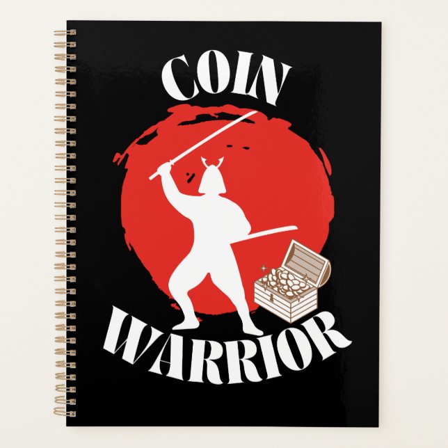 Coin Warrior Coin Collector  Planner (Front)