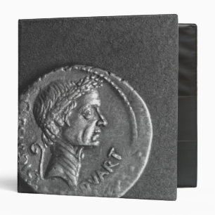 Coin with a portrait of Julius Caesar Binder