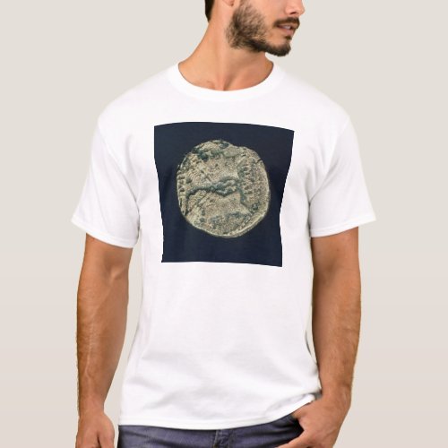 Coin with heads of Julius Caesar  and Augustus T_Shirt