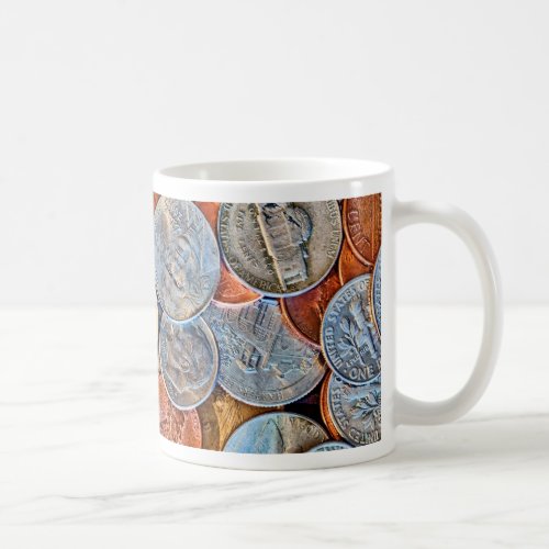 Coined Currency Coffee Mug